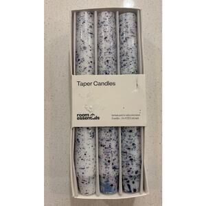 Room Essentials Multi Color Taper Candles - Blue and white